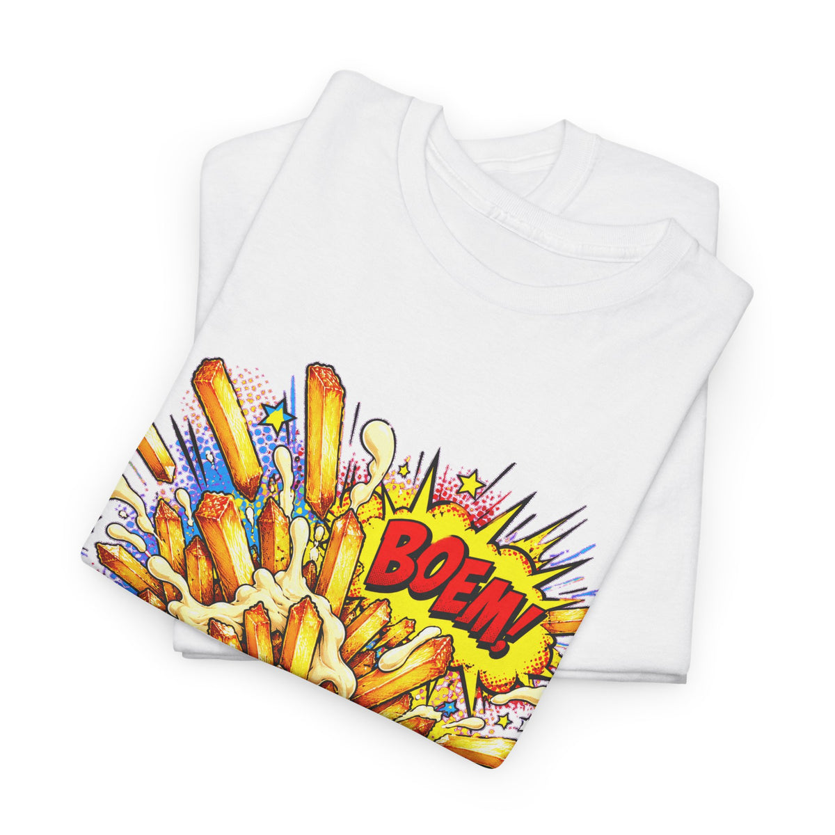 BOEM! PATAT! Unisex T-shirt | Pop Art | VlaamseKracht®