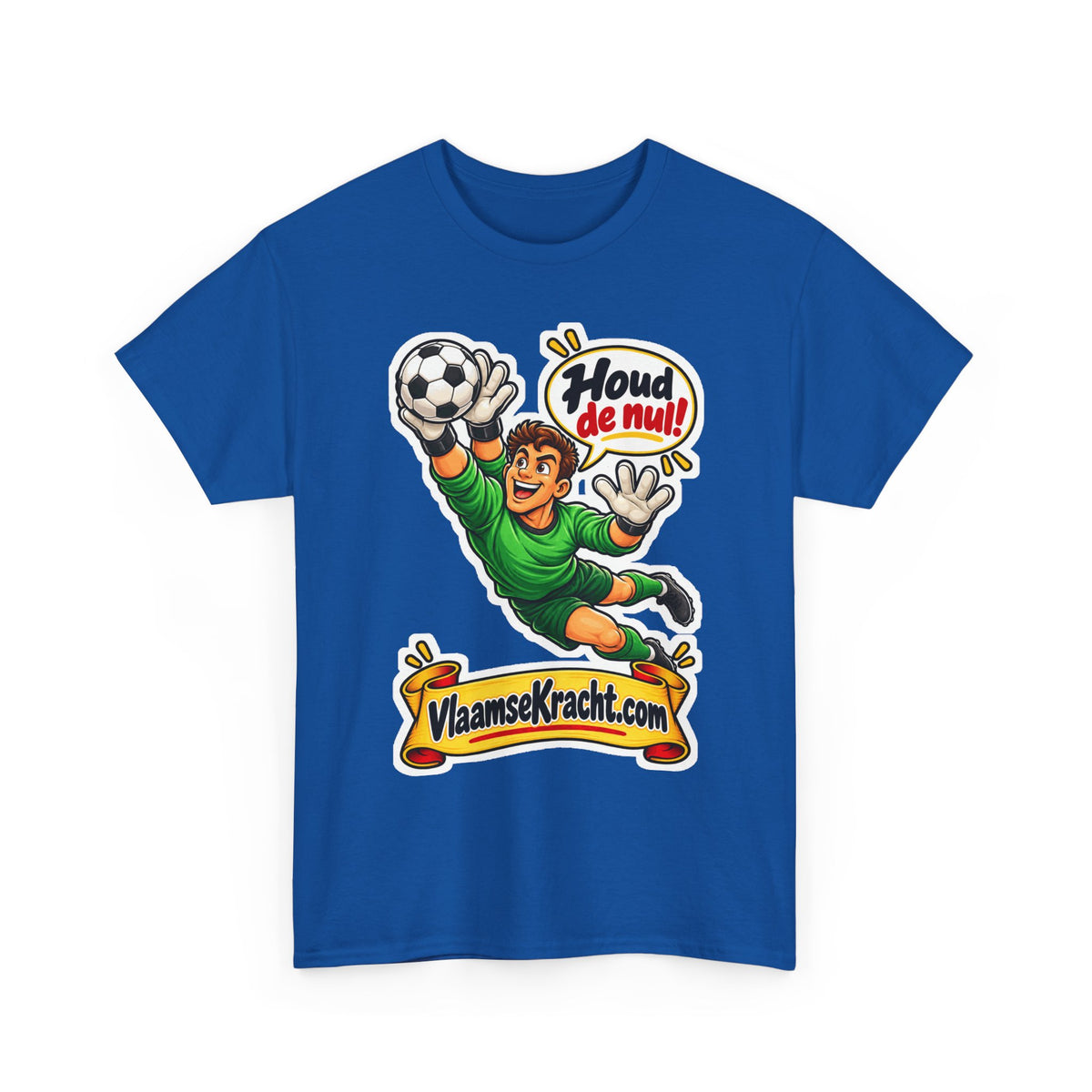 HOUD DE NUL! Unisex T-shirt | Voetbal Supporter | VlaamseKracht®
