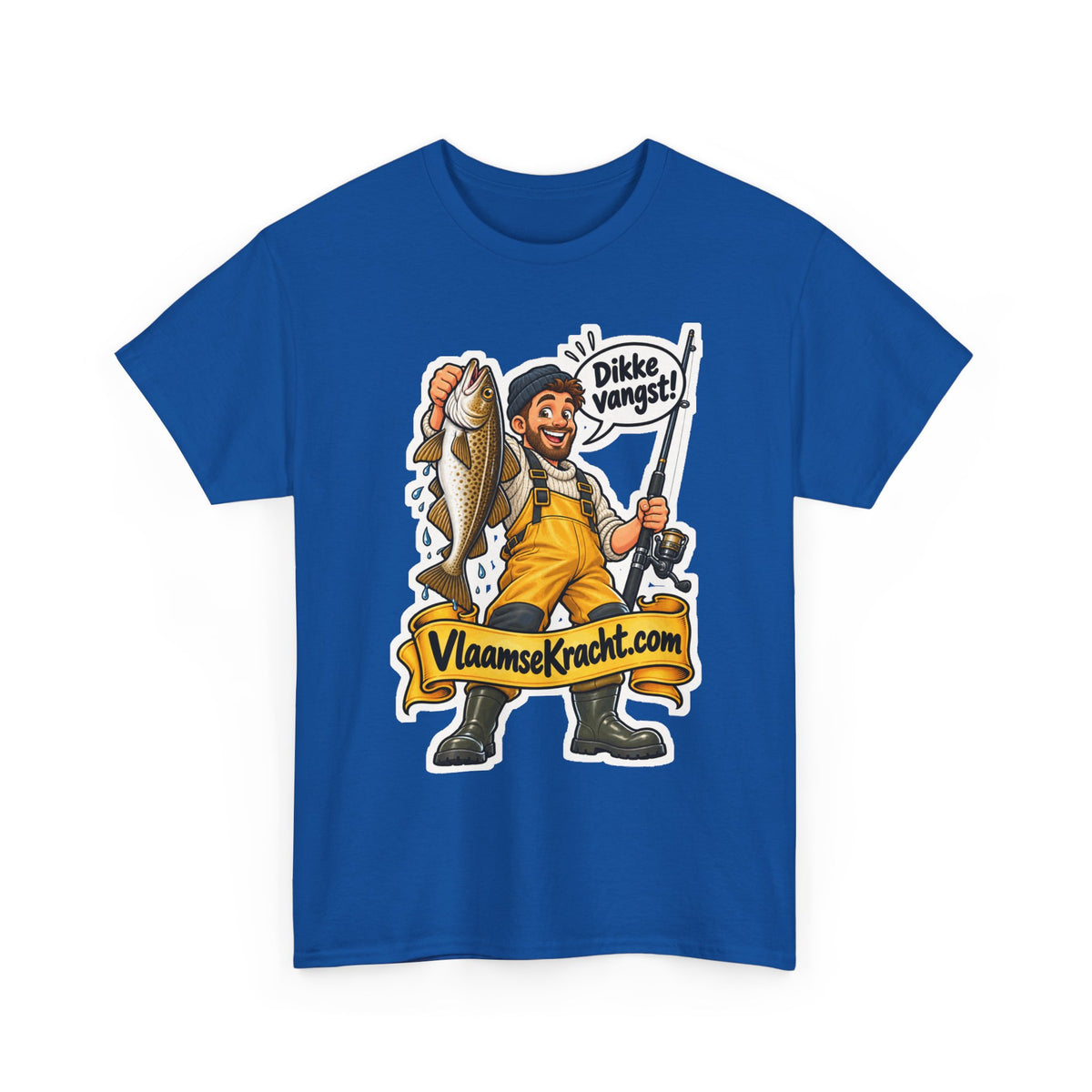 DIKKE VANGST! Unisex T-shirt | De Visser | VlaamseKracht®