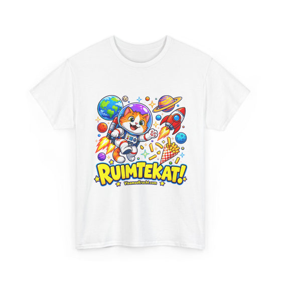RUIMTEKAT! Unisex T-shirt | Cartoon | VlaamseKracht®