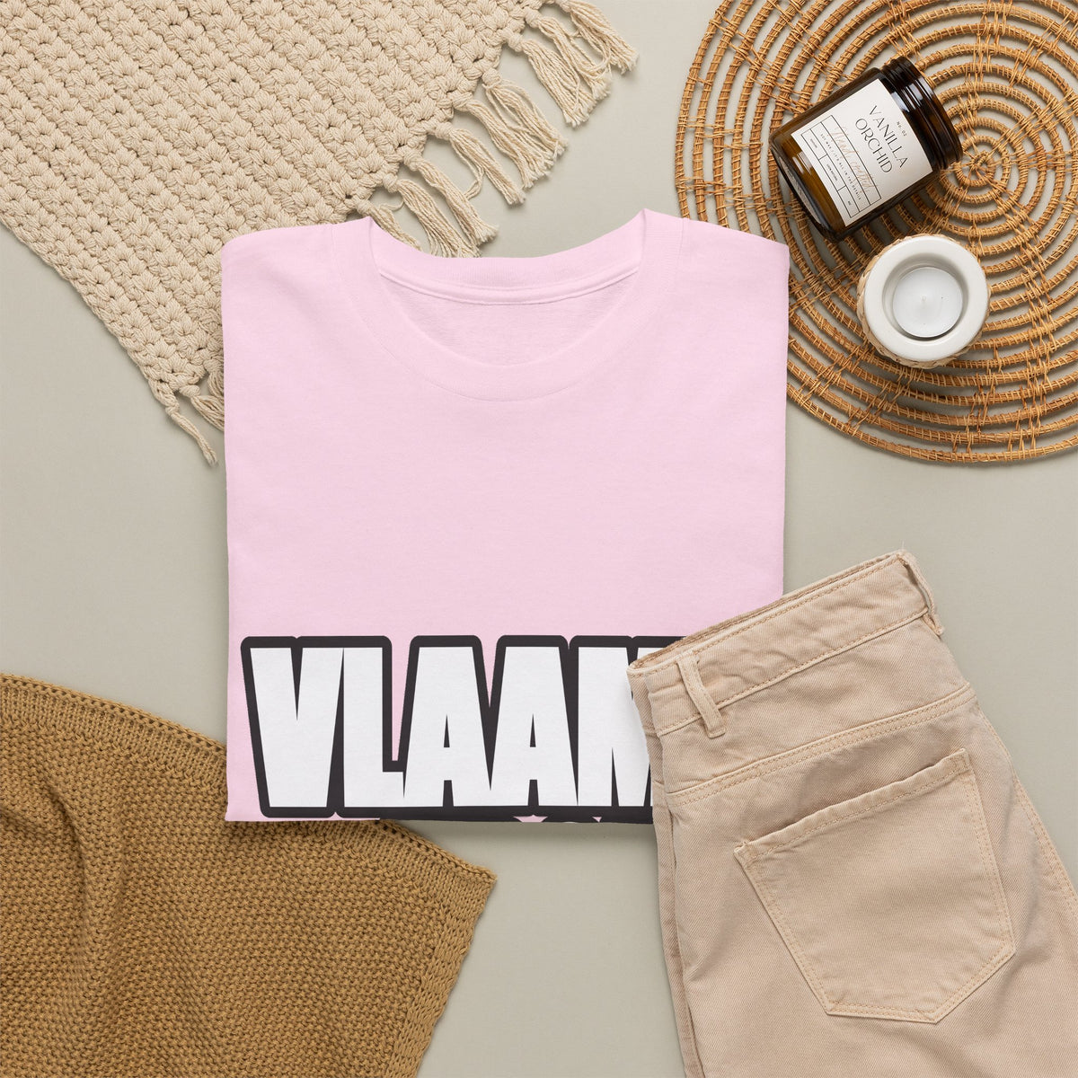 VLAAMS & TROTS Unisex T-shirt | Vlaamse Trots | VlaamseKracht®