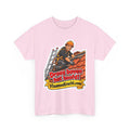 DROOG BOVEN HET HOOFD! Unisex T-shirt | De Dakwerker | VlaamseKracht®