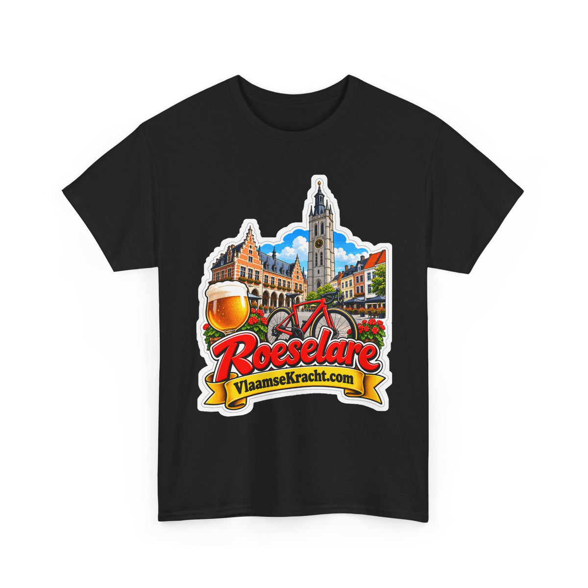 ROESELARE Unisex T-shirt | Vlaamse Stad | VlaamseKracht®