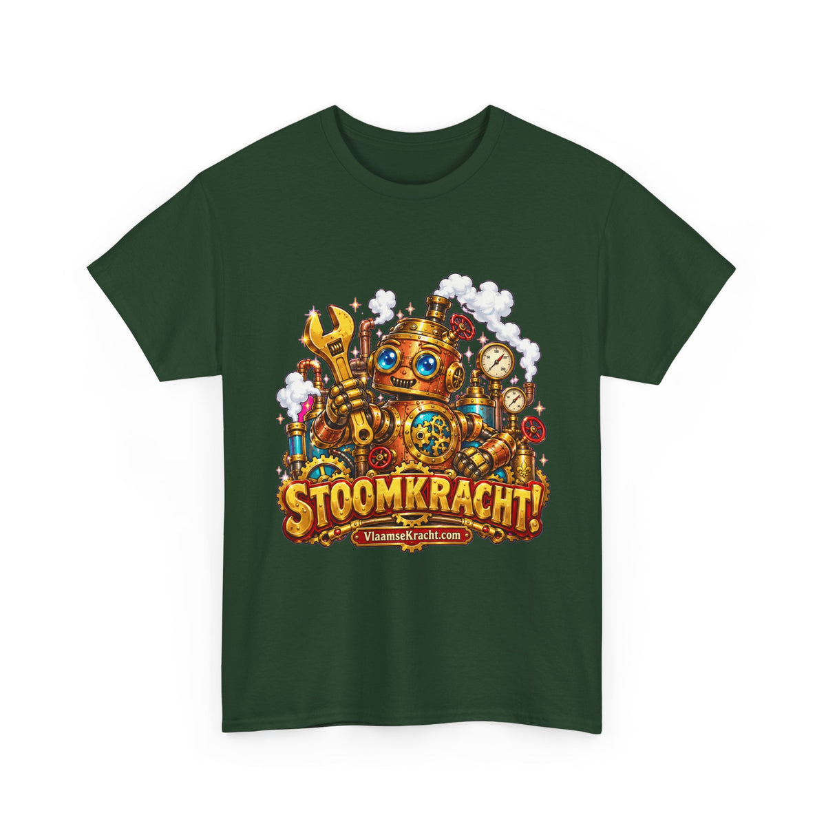 STOOMKRACHT! Unisex T-shirt | Steampunk | VlaamseKracht®