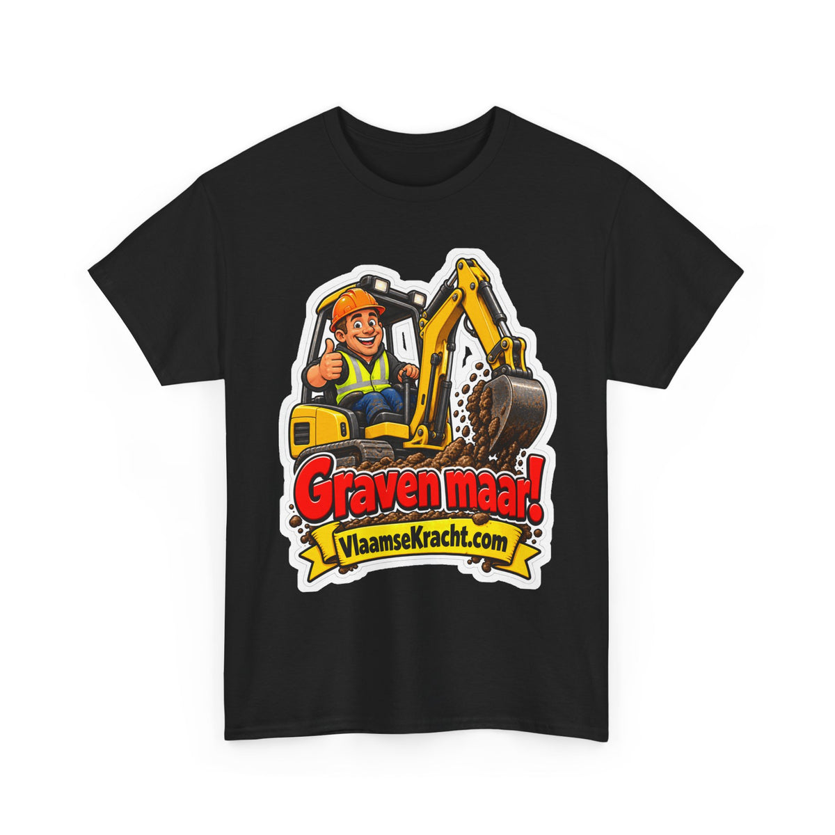 GRAVEN MAAR! Unisex T-shirt | De Graver | VlaamseKracht®