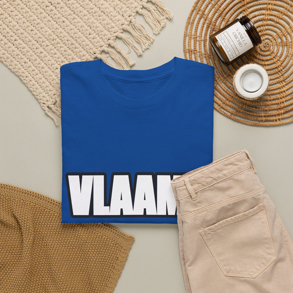 VLAAMS BLOED Unisex T-shirt | Stoere Letters | VlaamseKracht®