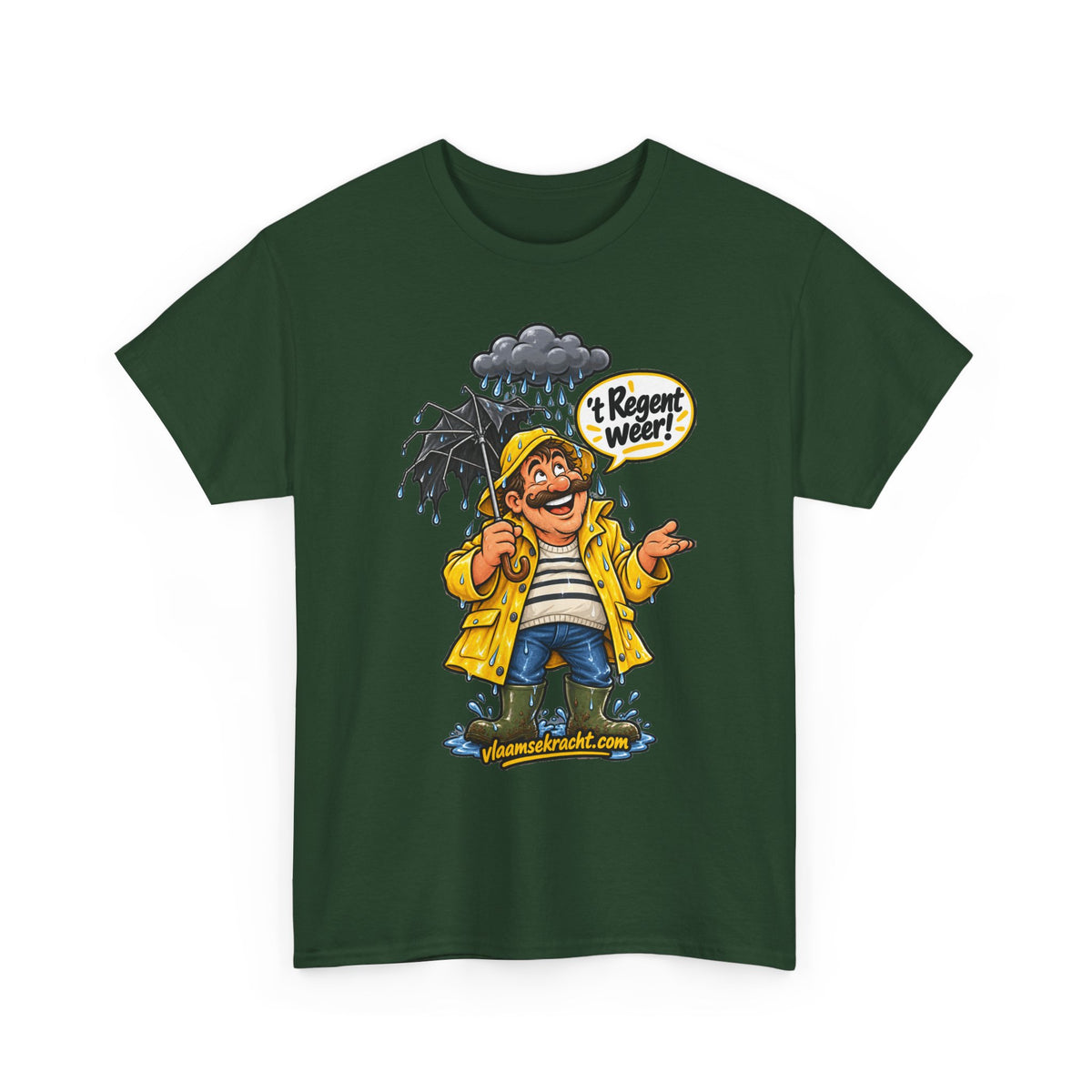 'T REGENT WEER Unisex T-shirt | Vlaams Weer | VlaamseKracht®