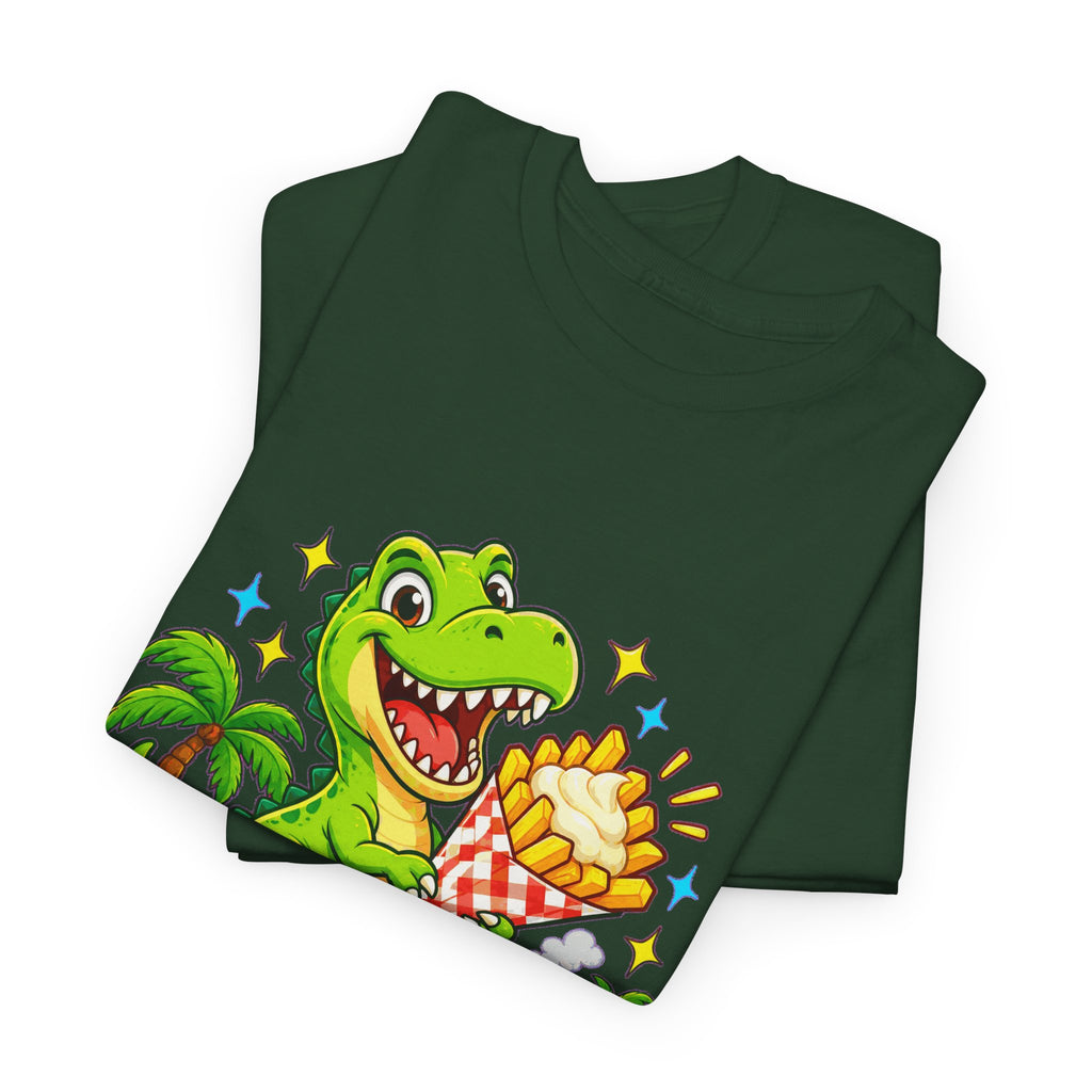 FRIETOSAURUS! Unisex T-shirt | Cartoon | VlaamseKracht®