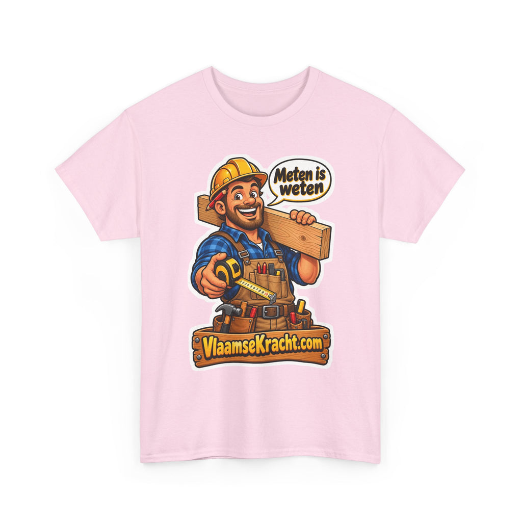 METEN IS WETEN Unisex T-shirt | Vlaams Vakmanschap | VlaamseKracht®