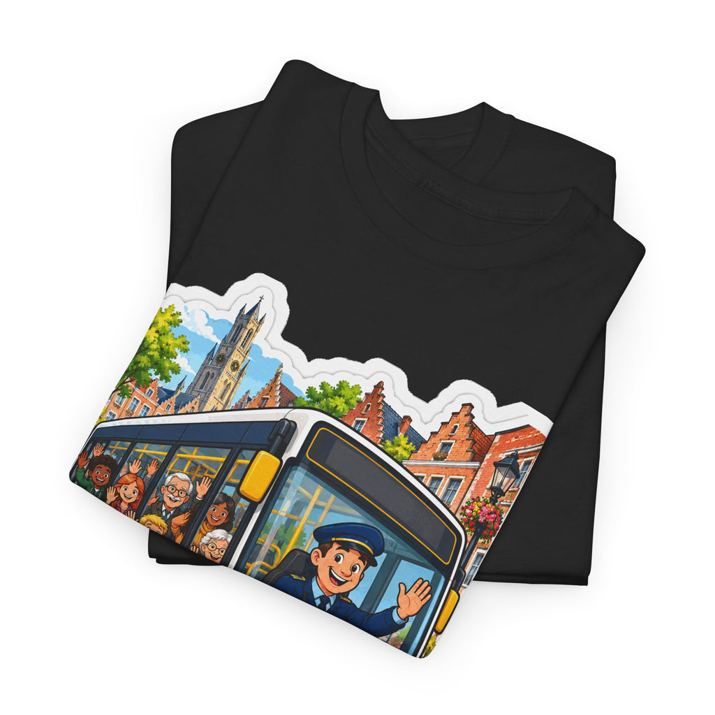 IEDEREEN MEE! Unisex T-shirt | De Buschauffeur | VlaamseKracht®