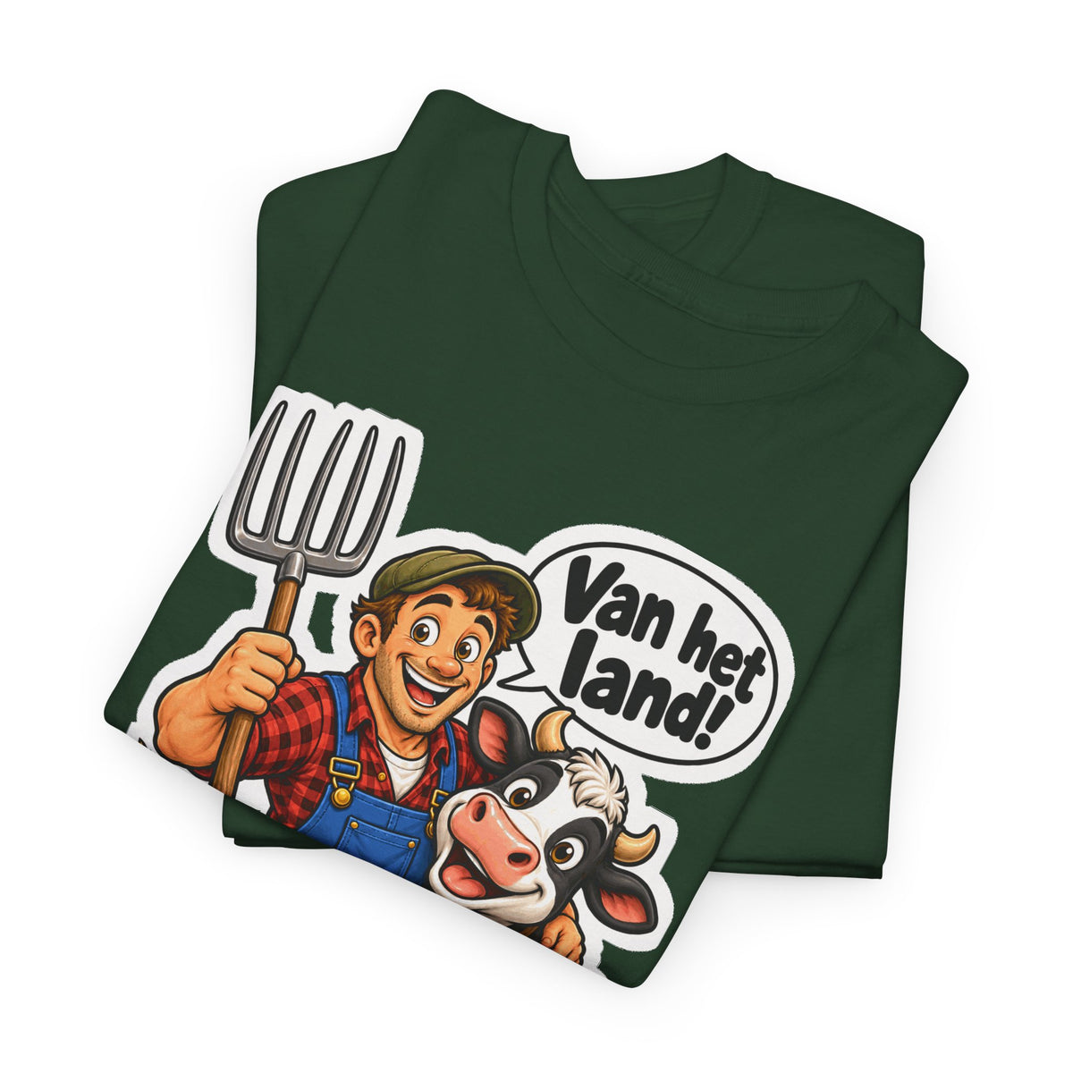 VAN HET LAND! Unisex T-shirt | De Landbouwer | VlaamseKracht®