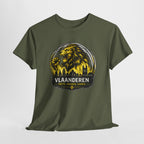 Premium Vlaamse Leeuw Vlaanderen T-Shirt – In Hart en Daad | VlaamseKracht®