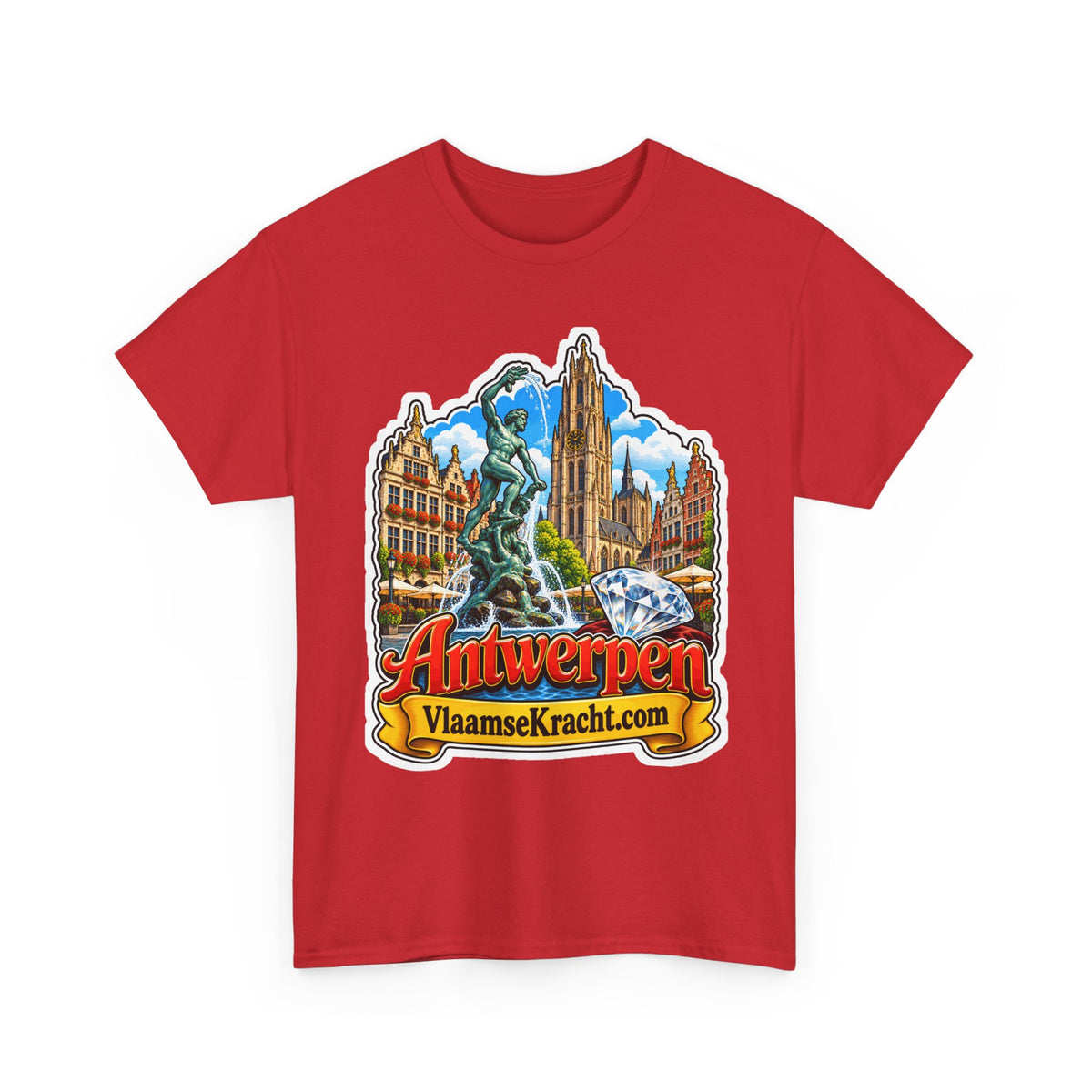 ANTWERPEN Unisex T-shirt | Vlaamse Stad | VlaamseKracht®