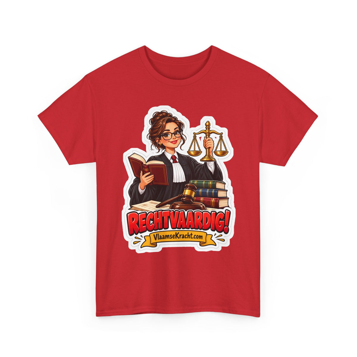RECHTVAARDIG! Unisex T-shirt | De Advocaat | VlaamseKracht®