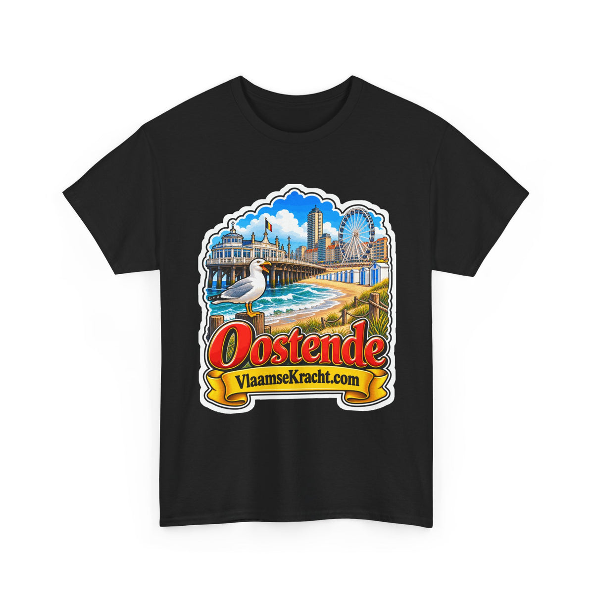 OOSTENDE Unisex T-shirt | Vlaamse Stad | VlaamseKracht®