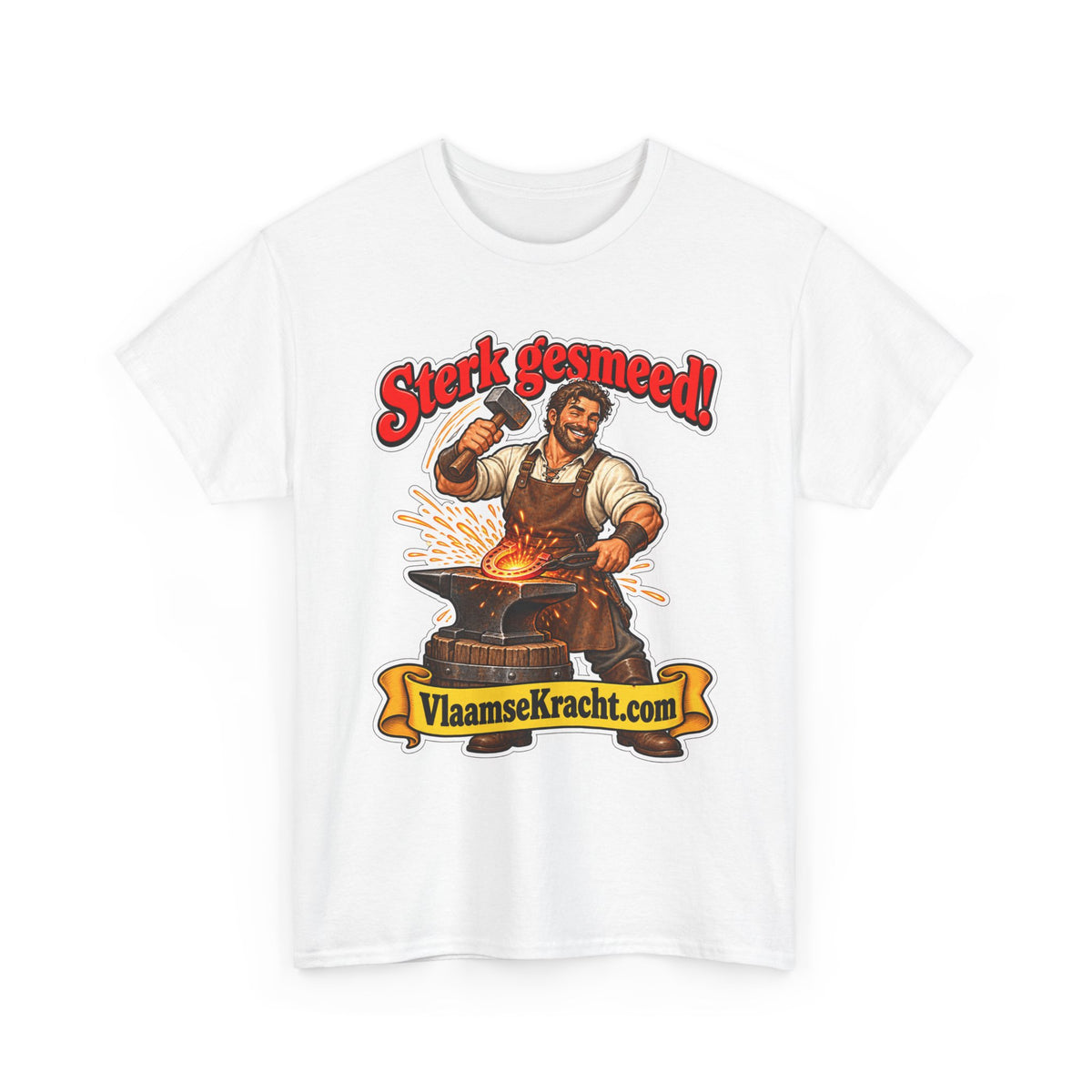STERK GESMEED! Unisex T-shirt | De Smid | VlaamseKracht®