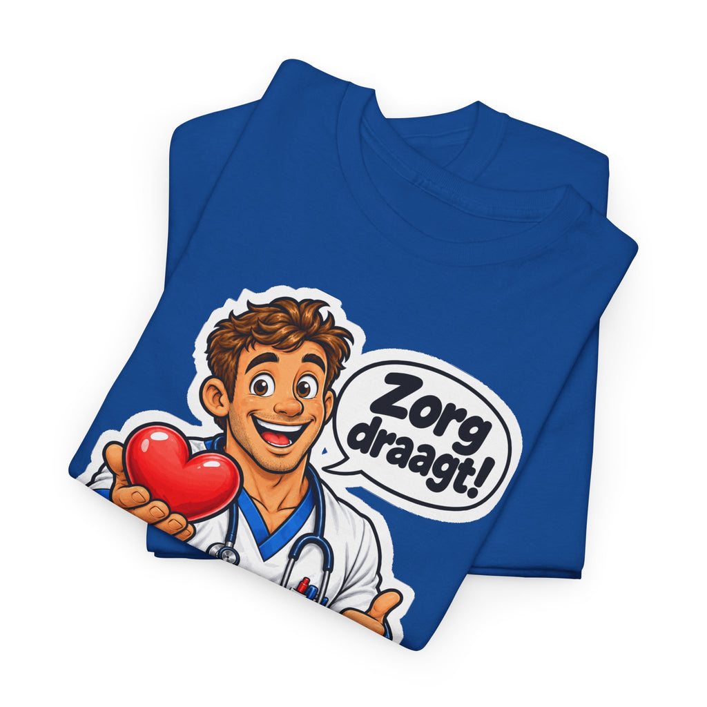 ZORG DRAAGT! Unisex T-shirt | De Verpleger | VlaamseKracht®