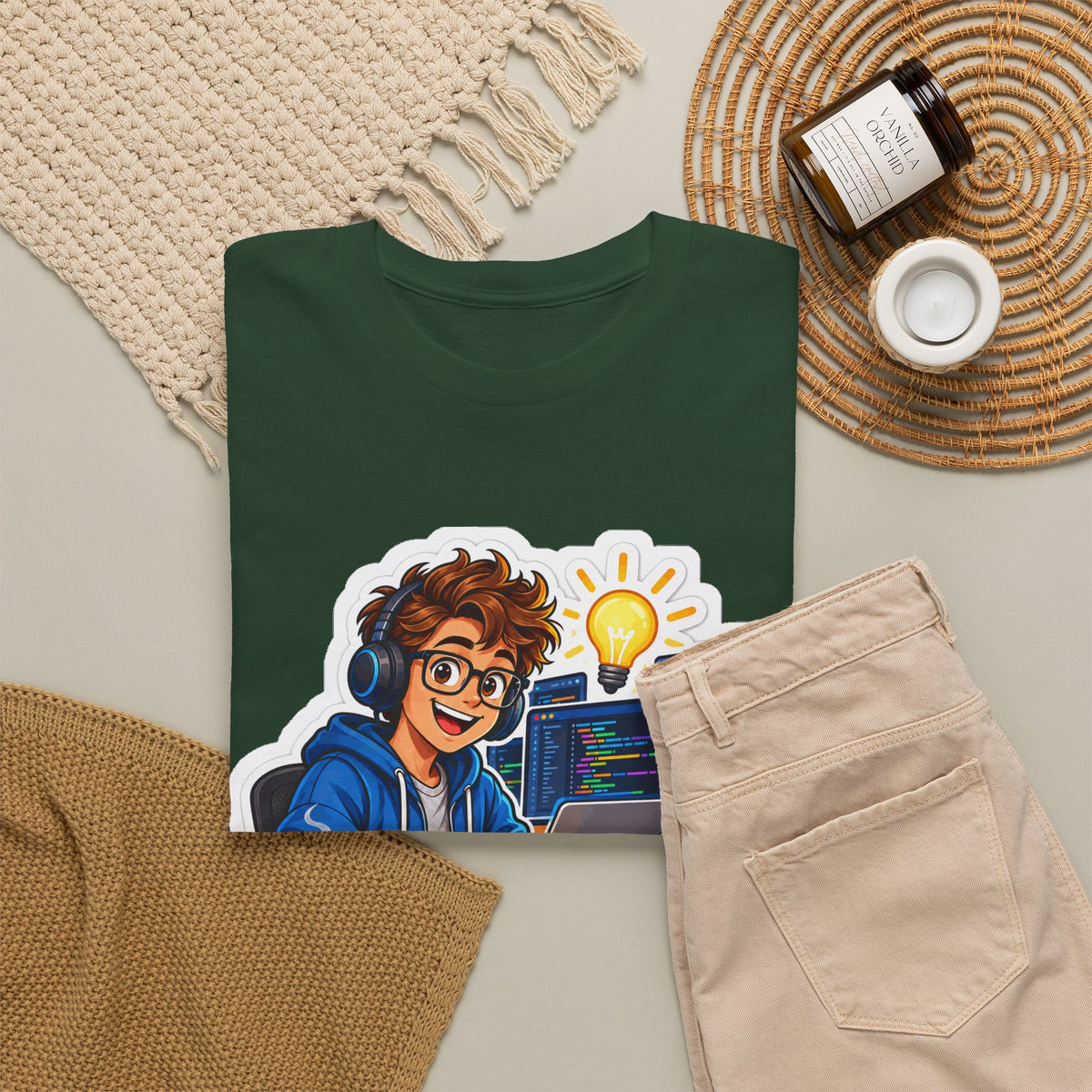 CODE VOOR MORGEN! Unisex T-shirt | De Programmeur | VlaamseKracht®