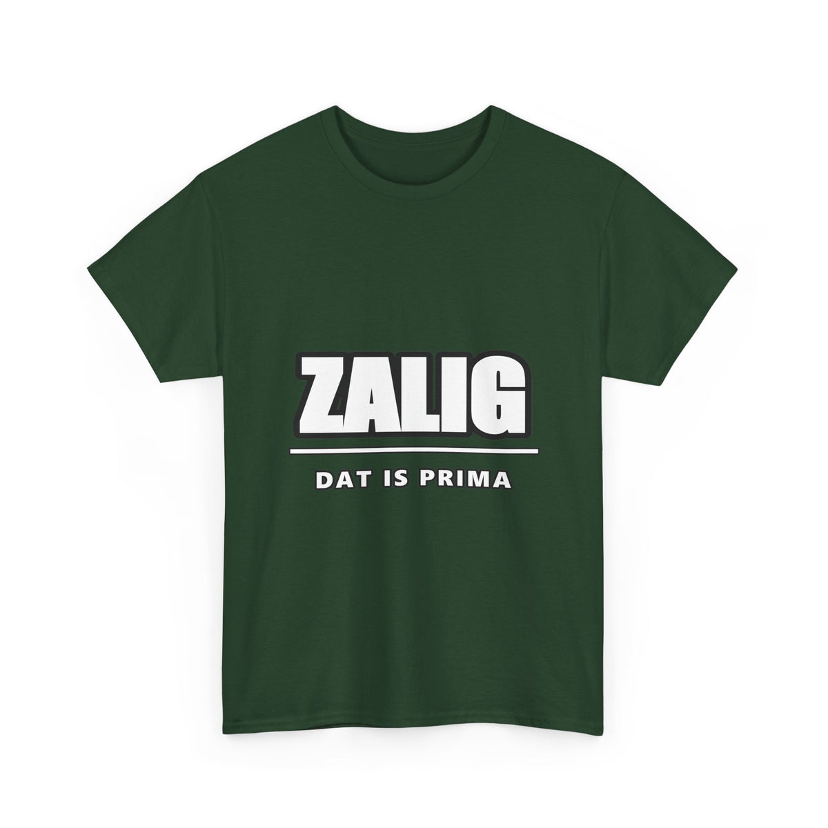ZALIG Unisex T-shirt | Vlaamse Humor | VlaamseKracht®
