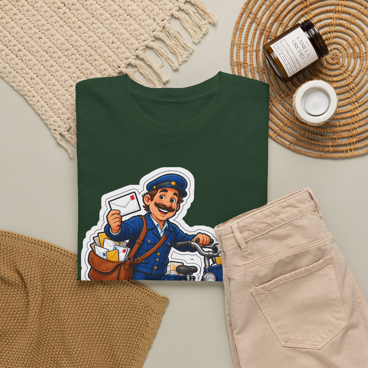 POST VOOR U! Unisex T-shirt | De Postbode | VlaamseKracht®