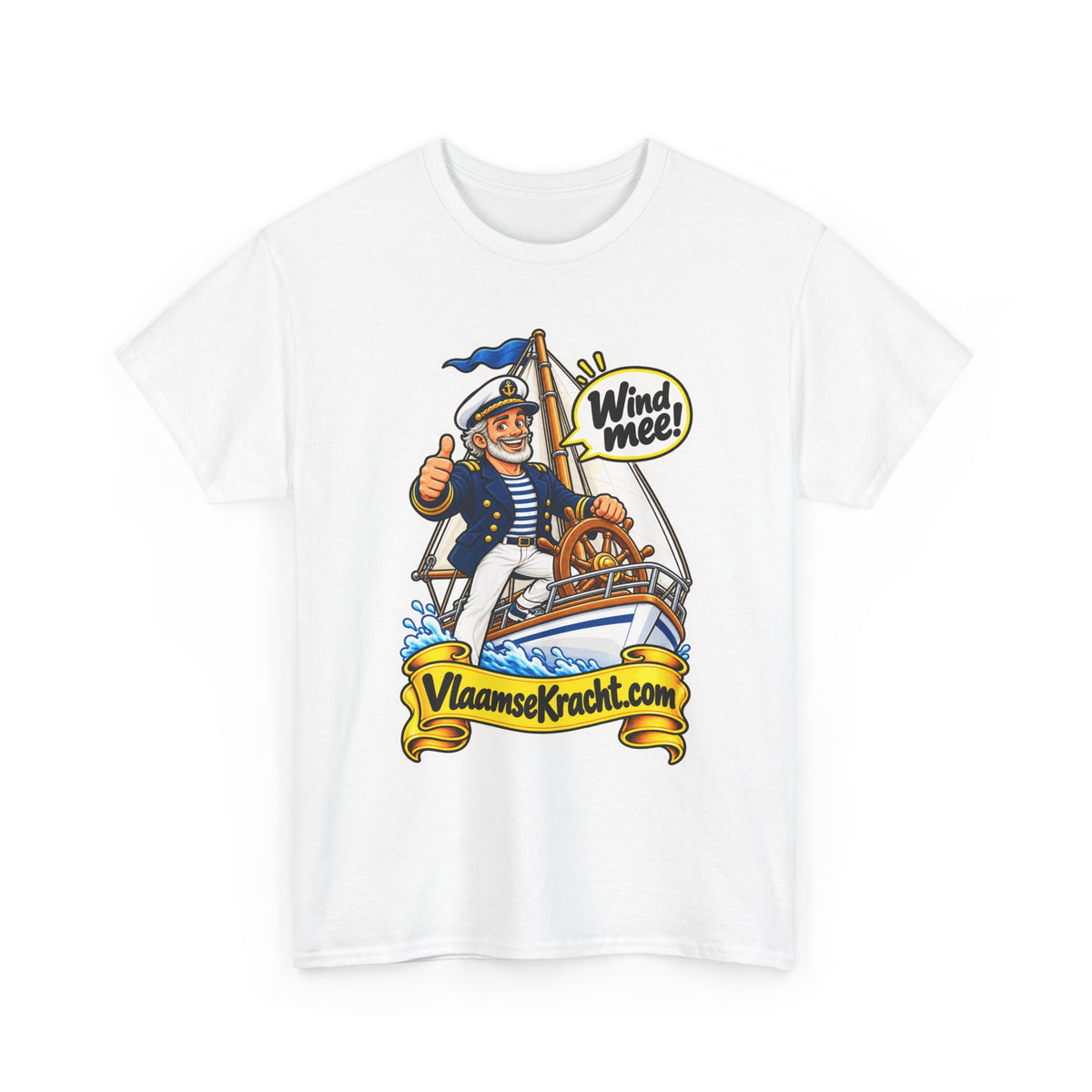 WIND MEE! Unisex T-shirt | De Zeiler | VlaamseKracht®