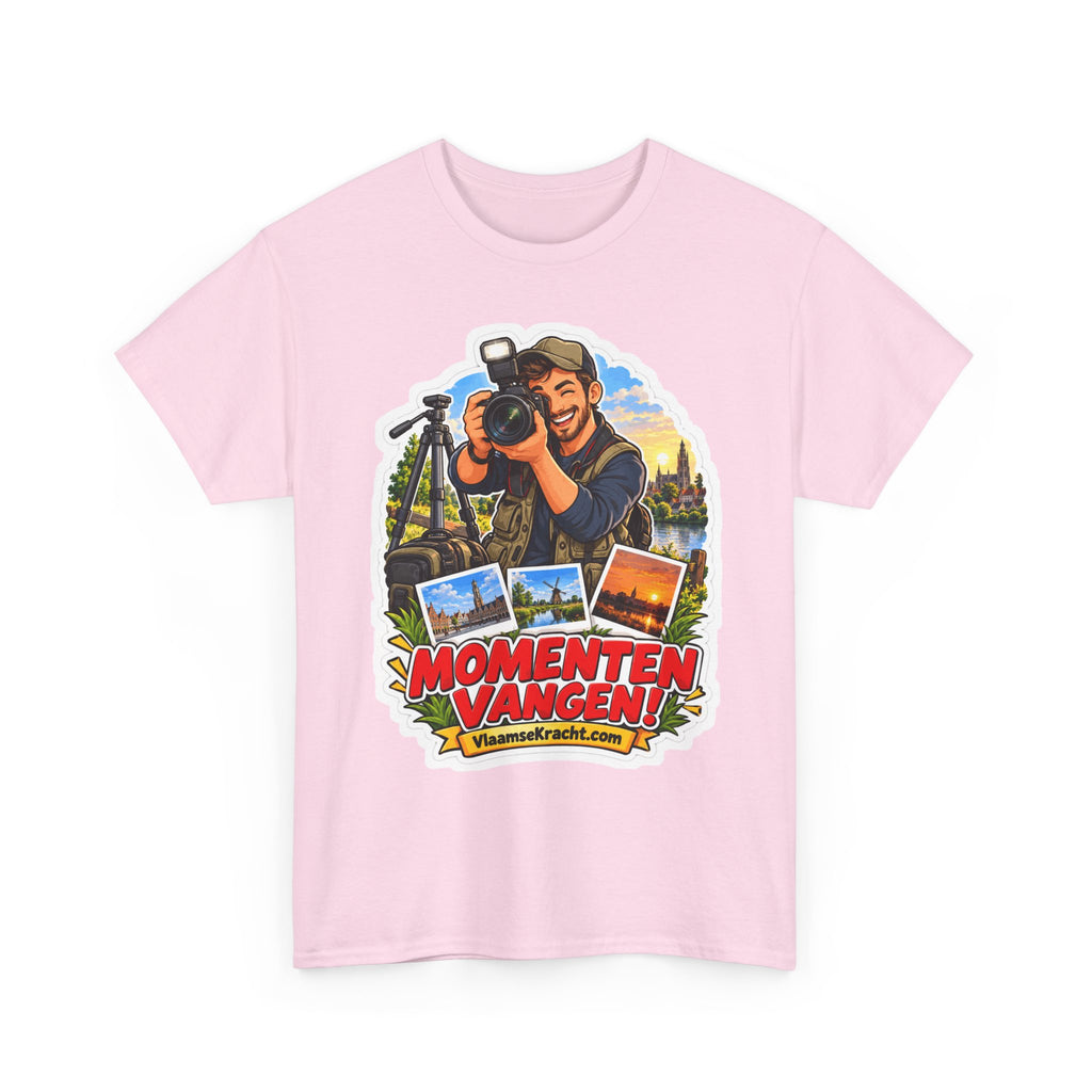 MOMENTEN VANGEN! Unisex T-shirt | De Fotograaf | VlaamseKracht®
