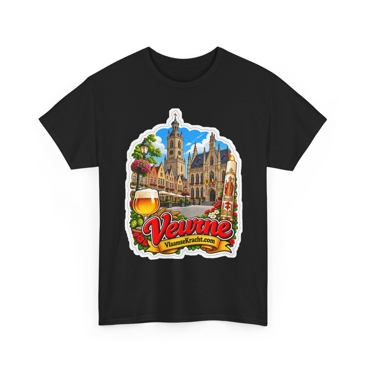 VEURNE Unisex T-shirt | Vlaamse Stad | VlaamseKracht®