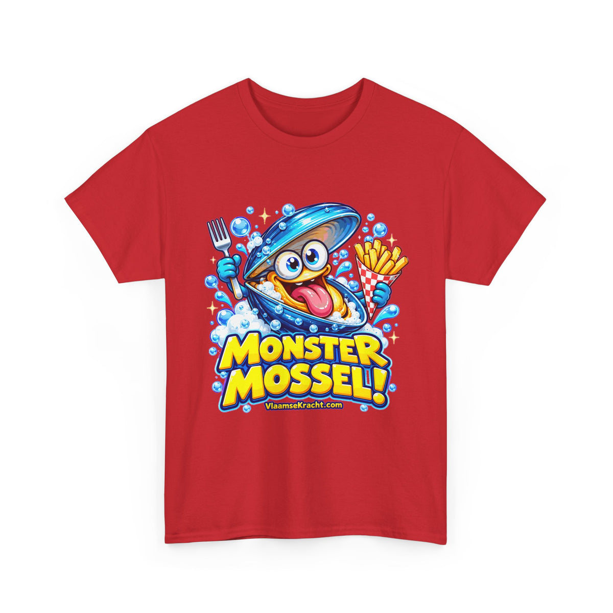 MONSTER MOSSEL! Unisex T-shirt | Cartoon | VlaamseKracht®