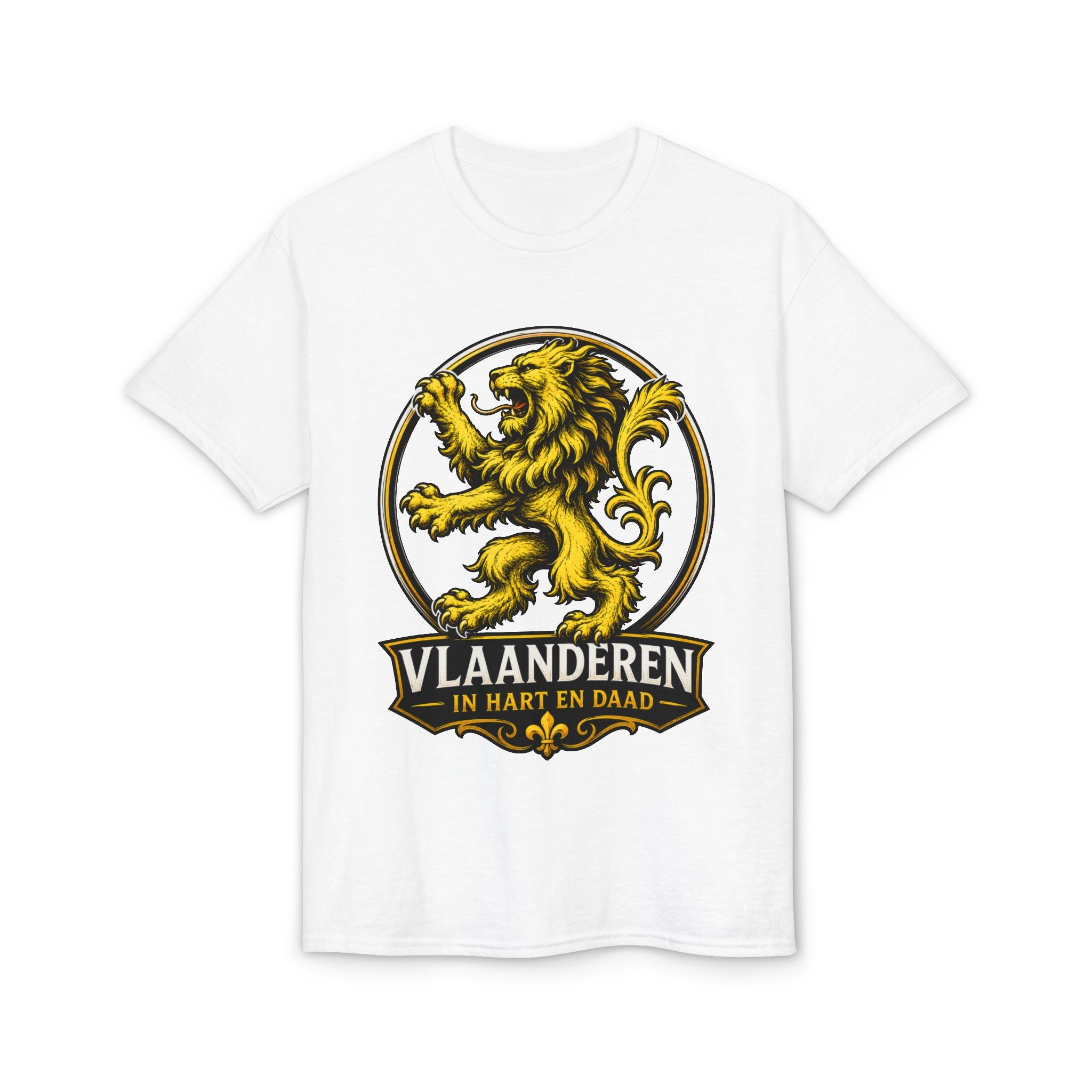 Premium Vlaamse Leeuw Unisex DryBlend® T-Shirt | VlaamseKracht®