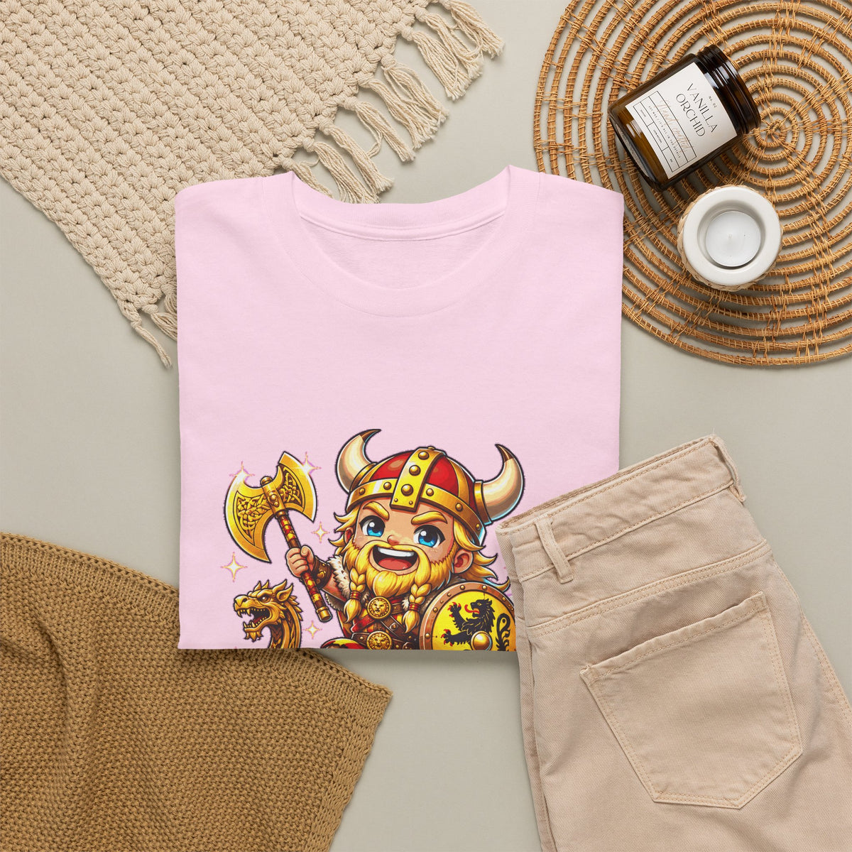 VIKING VLAAMS! Unisex T-shirt | Chibi | VlaamseKracht®