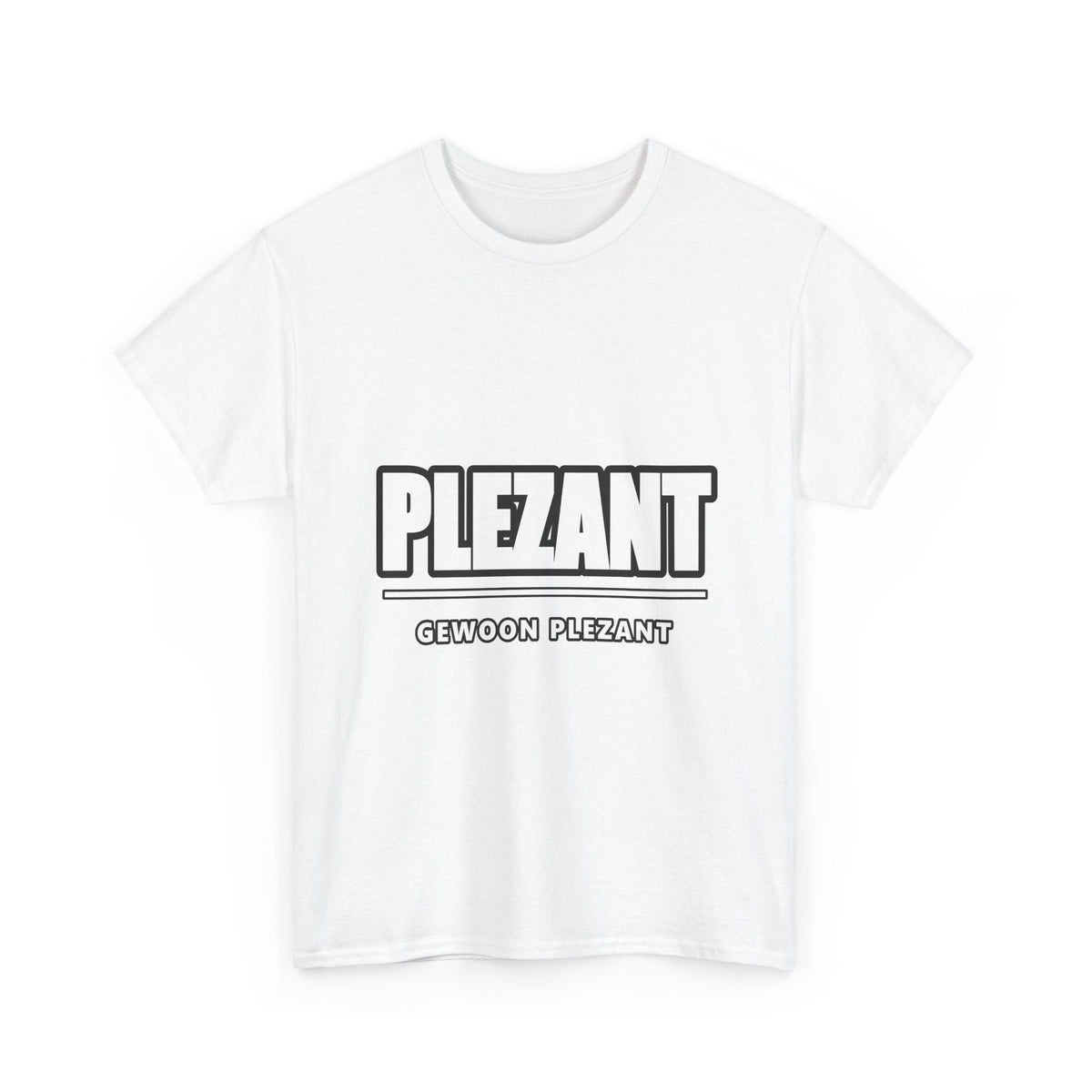 PLEZANT Unisex T-shirt | Vlaamse Humor | VlaamseKracht®