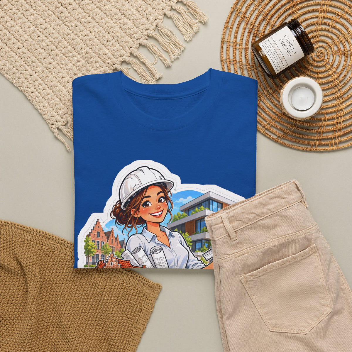 PLANNEN WORDEN REALITEIT! Unisex T-shirt | De Architect | VlaamseKracht®