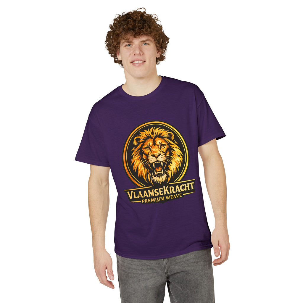 VlaamseKracht Roaring Lion Graphic T-Shirt — Premium Belgian Pride Tee