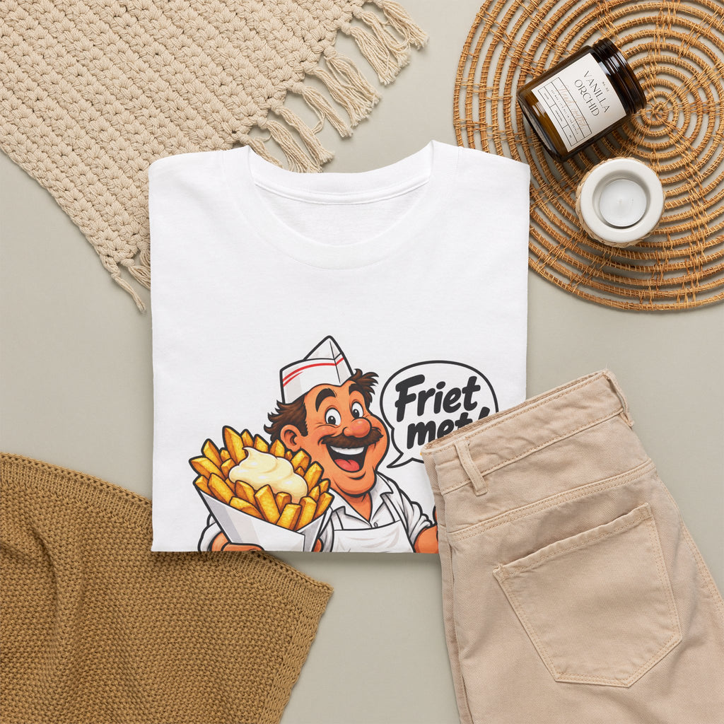 FRIET MET! Unisex T-shirt | Vlaamse Frituur | VlaamseKracht®