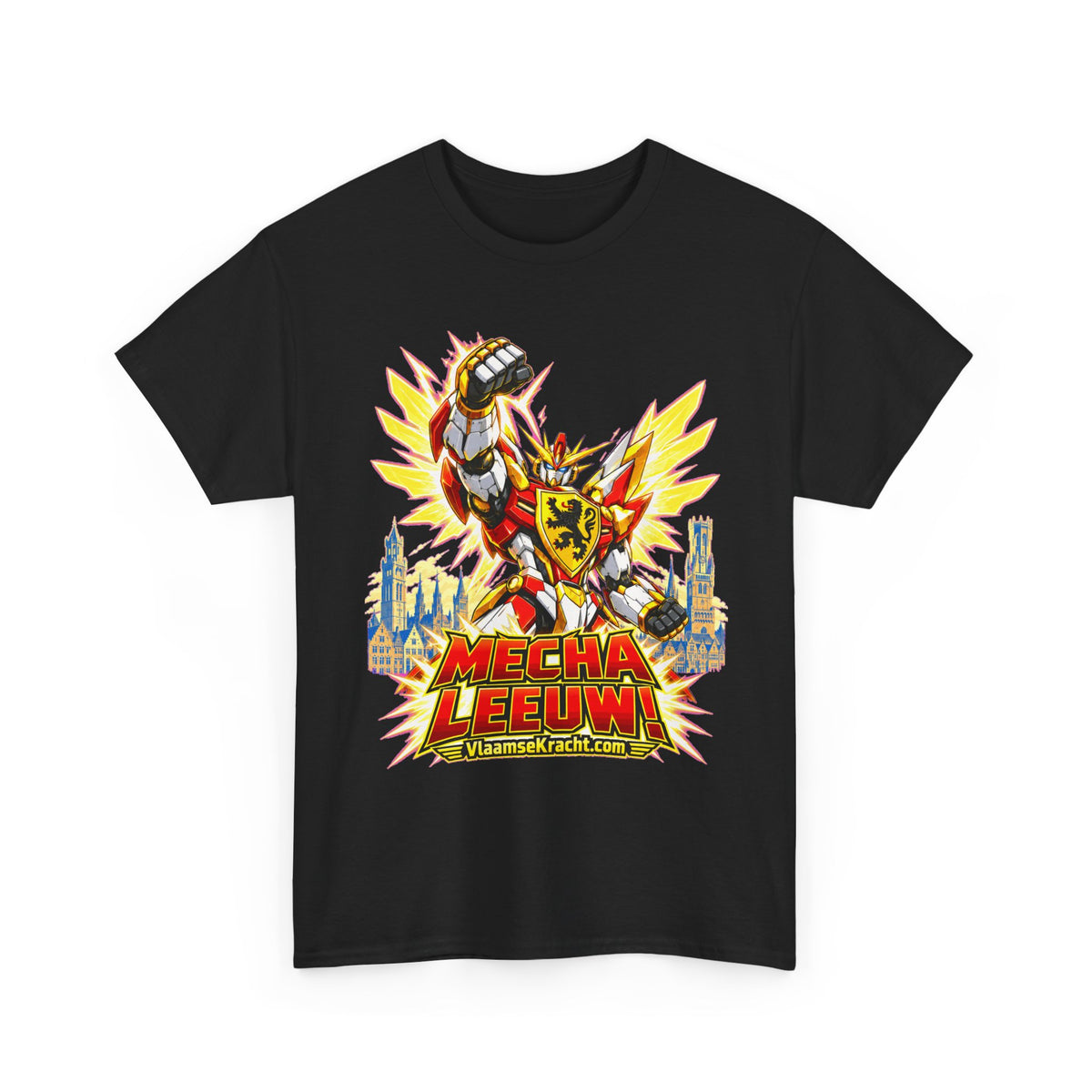 MECHA LEEUW! Unisex T-shirt | Anime | VlaamseKracht®