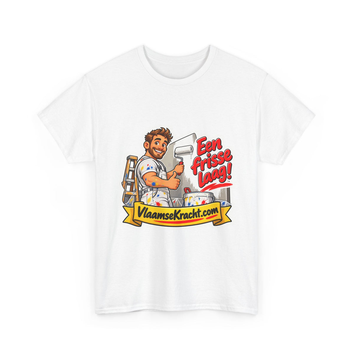 EEN FRISSE LAAG! Unisex T-shirt | De Schilder | VlaamseKracht®
