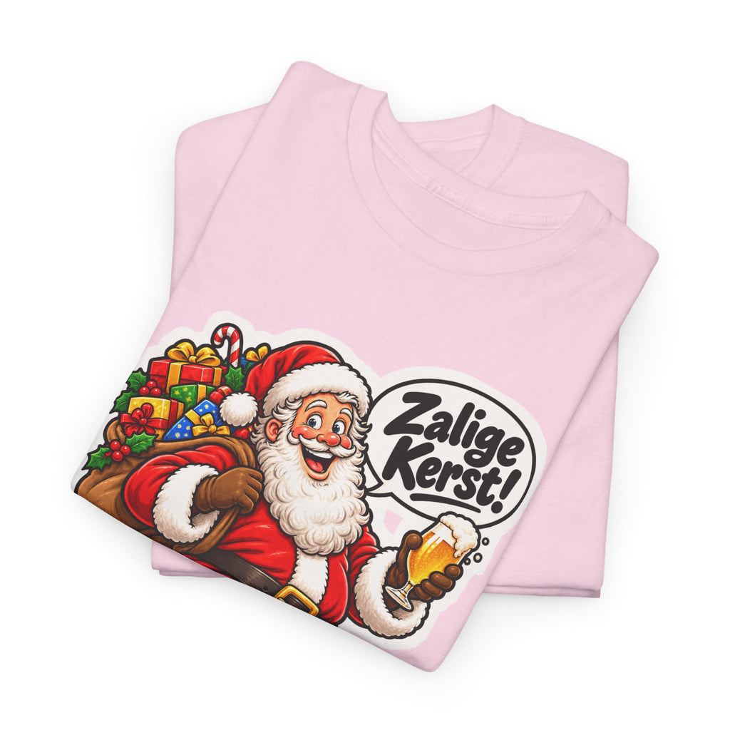 ZALIGE KERST! Unisex T-shirt | De Kerstman | VlaamseKracht®