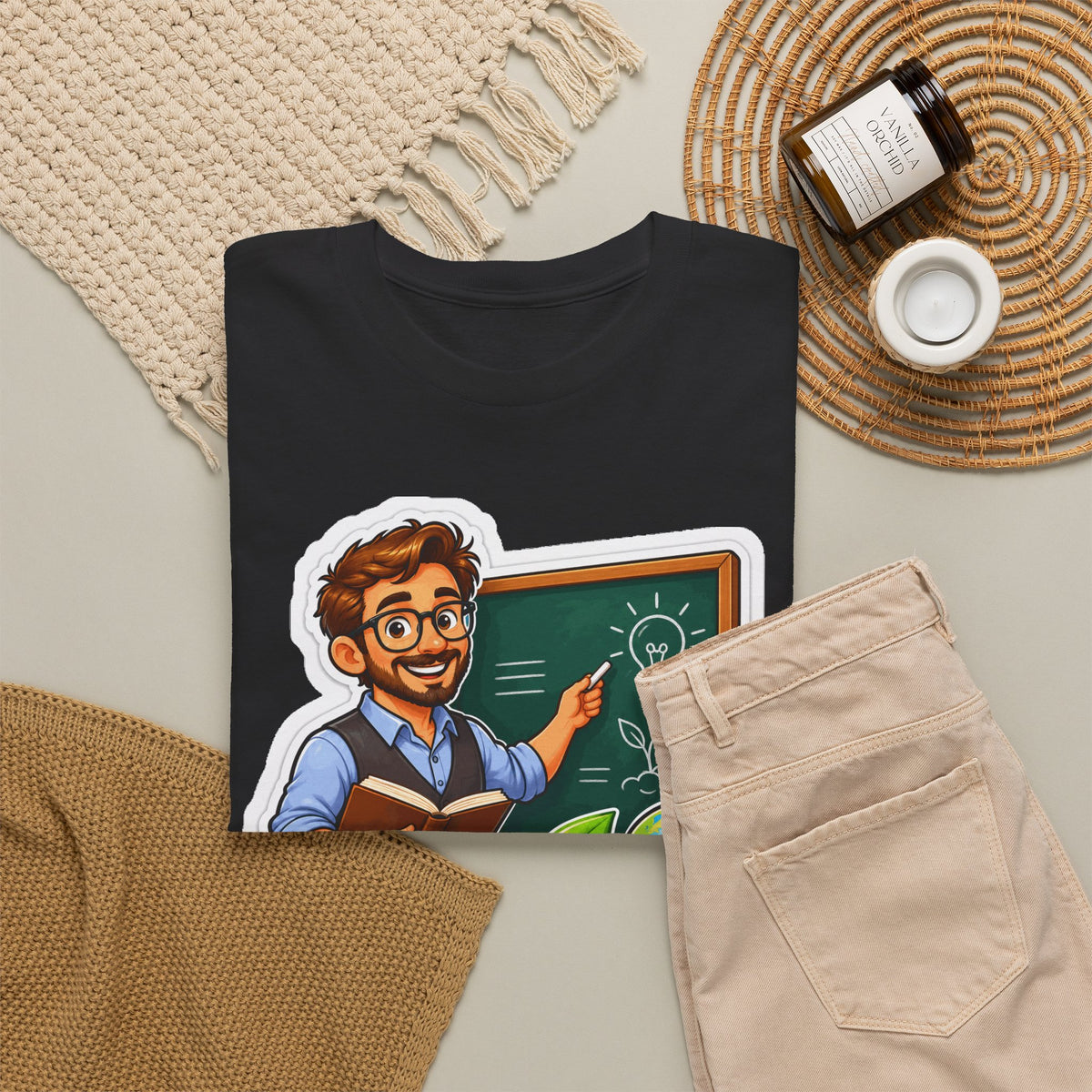 LEREN IS GROEIEN! Unisex T-shirt | De Leraar | VlaamseKracht®