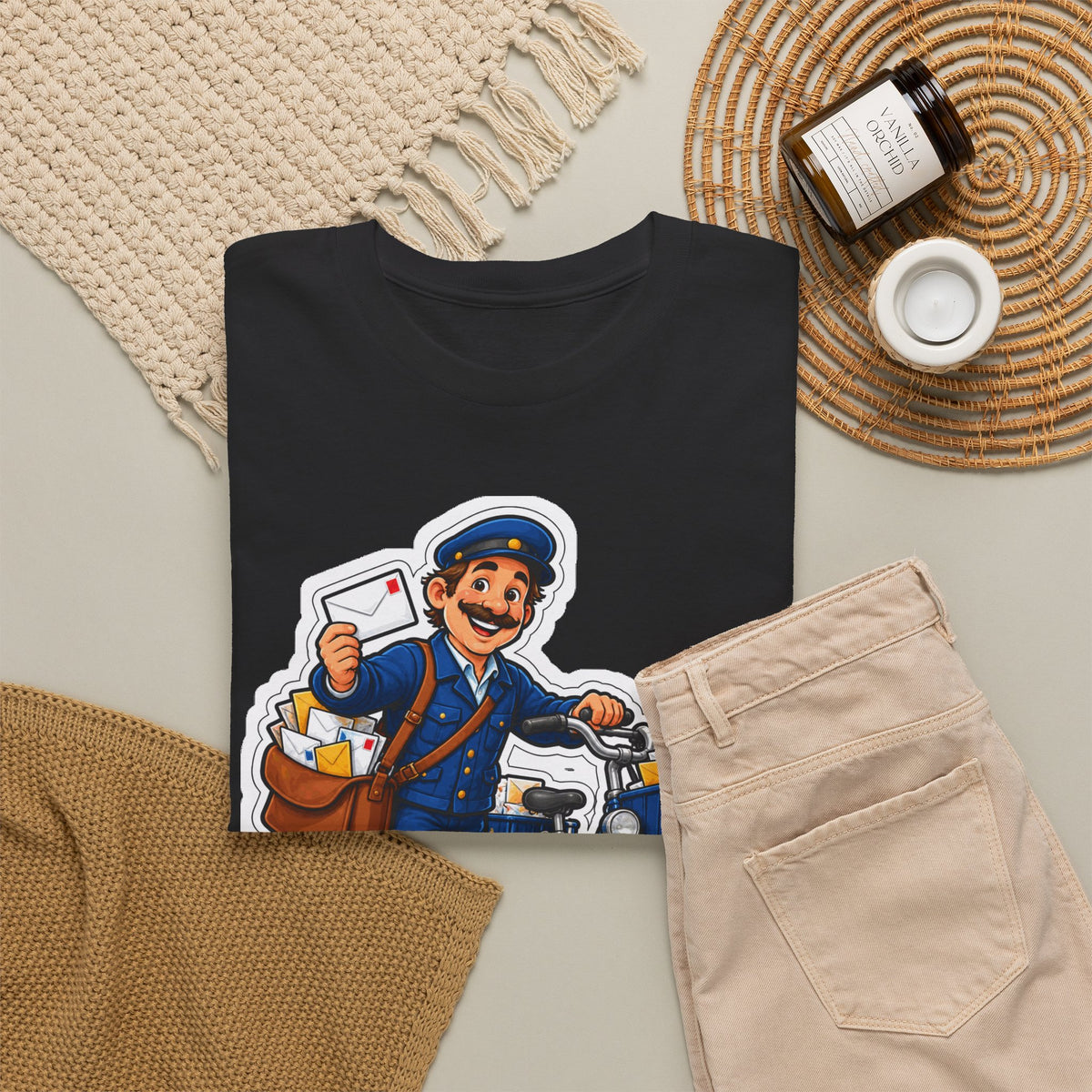 POST VOOR U! Unisex T-shirt | De Postbode | VlaamseKracht®