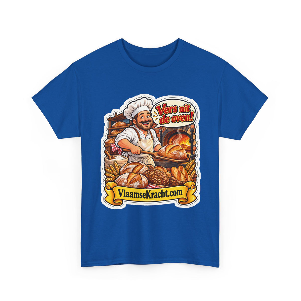 VERS UIT DE OVEN! Unisex T-shirt | De Bakker | VlaamseKracht®