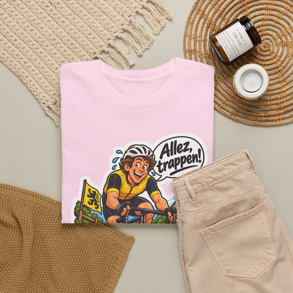 ALLEZ, TRAPPEN! Unisex T-shirt | De Wielrenner | VlaamseKracht®