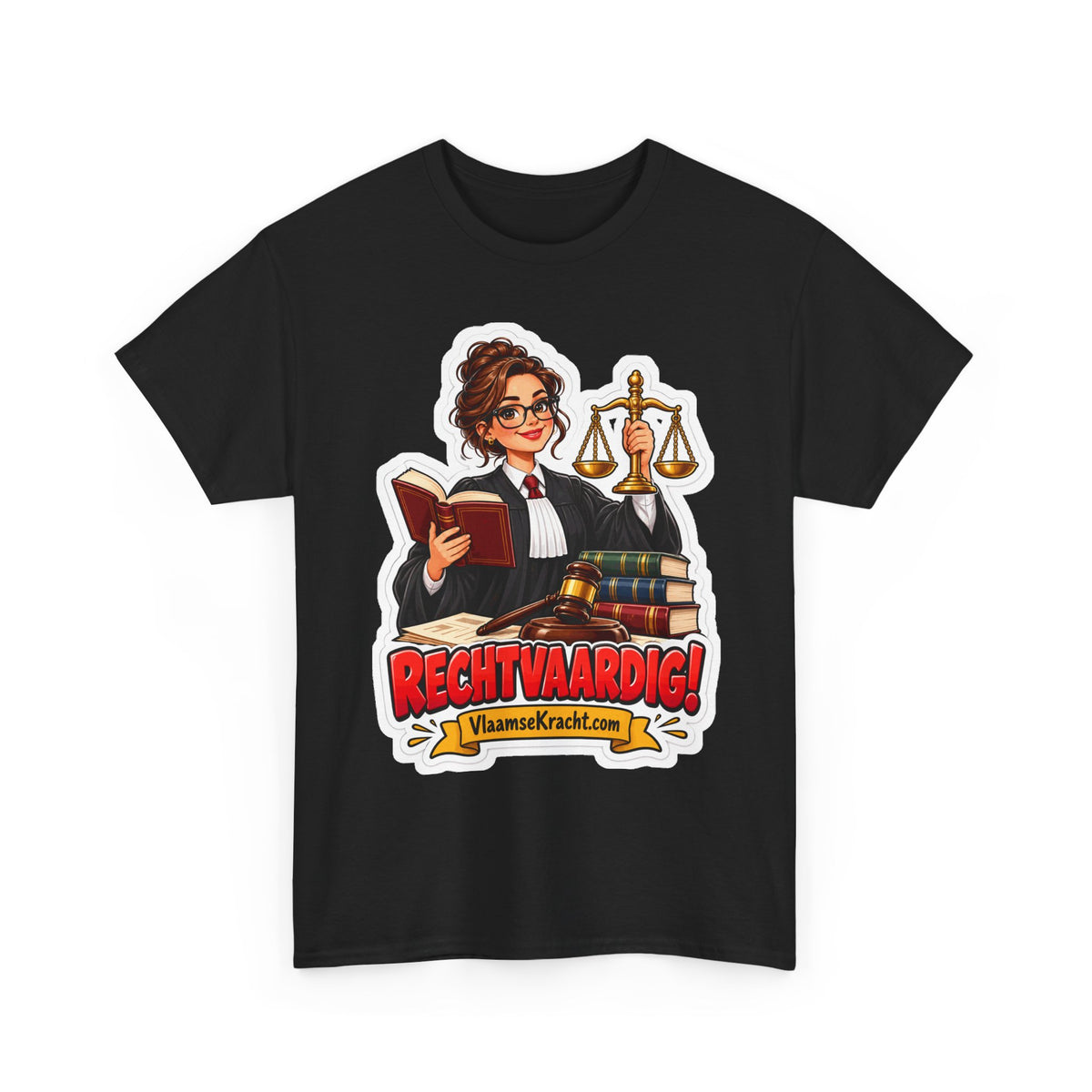 RECHTVAARDIG! Unisex T-shirt | De Advocaat | VlaamseKracht®