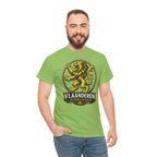Premium Vlaamse Leeuw Vlaanderen Color Edition T-Shirt | In Hart en Daad | Unisex  | VlaamseKracht®