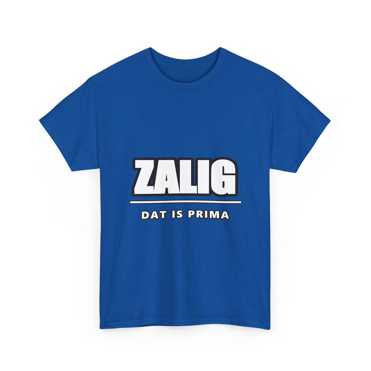 ZALIG Unisex T-shirt | Vlaamse Humor | VlaamseKracht®