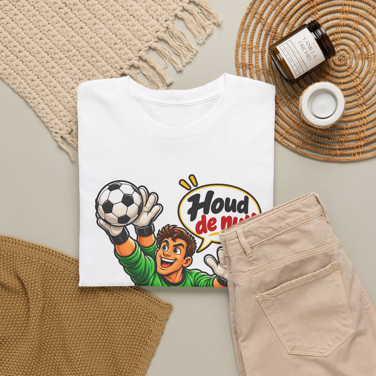 HOUD DE NUL! Unisex T-shirt | Voetbal Supporter | VlaamseKracht®