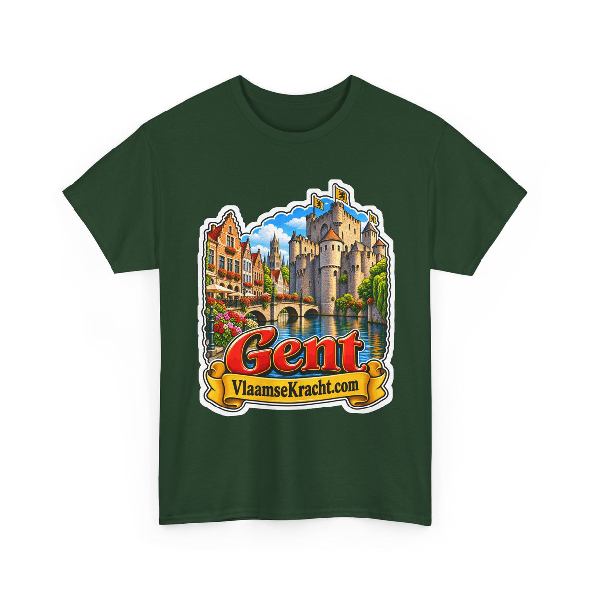 GENT Unisex T-shirt | Vlaamse Stad | VlaamseKracht®