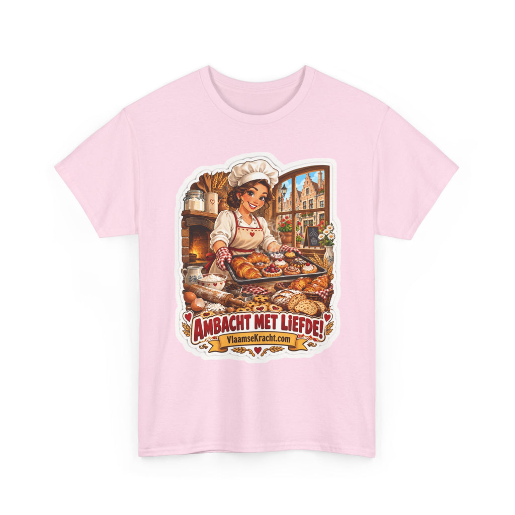 AMBACHT MET LIEFDE! Unisex T-shirt | De Bakster | VlaamseKracht®