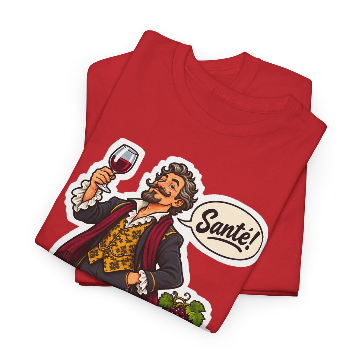 SANTÉ! Unisex T-shirt | De Wijnkenner | VlaamseKracht®