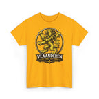 Premium Vlaamse Leeuw Vlaanderen Color Edition T-Shirt | In Hart en Daad | Unisex  | VlaamseKracht®