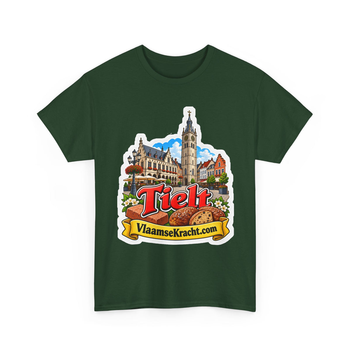 TIELT Unisex T-shirt | Vlaamse Stad | VlaamseKracht®